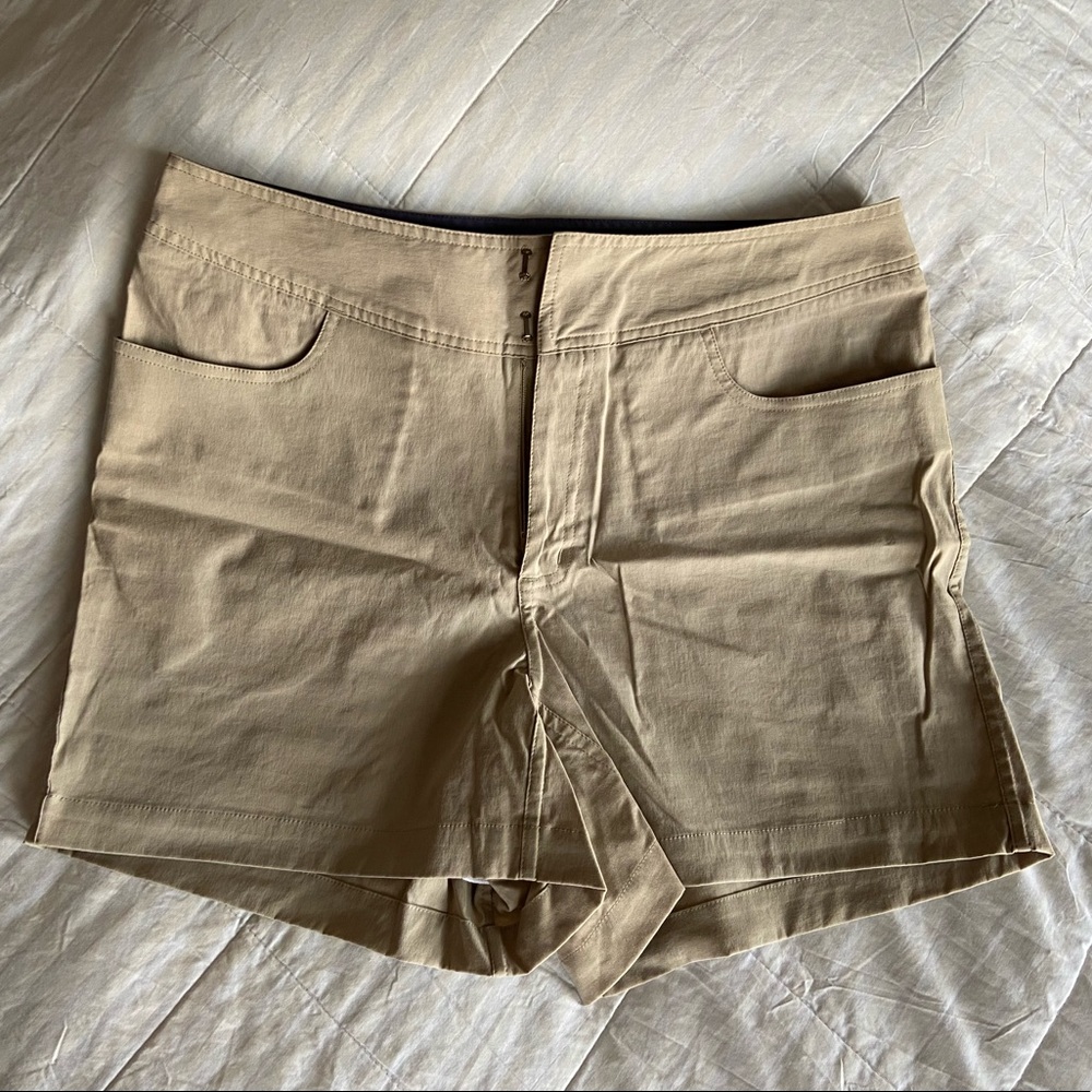 ISIS tan women’s sport shorts